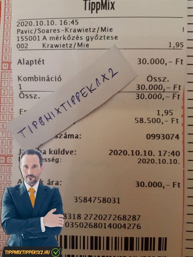 Nincs megállás - Blue Chip 2/2! - 1 - Tippmix tippek Tippmix tippek 1x2 - Tippmix szelvény