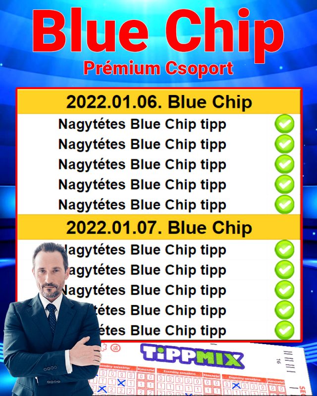 A tegnapi BLUE CHIP szelvény ötlet is bedurrant! - Tippmix Tippek 1x2 - Tippmix tippek