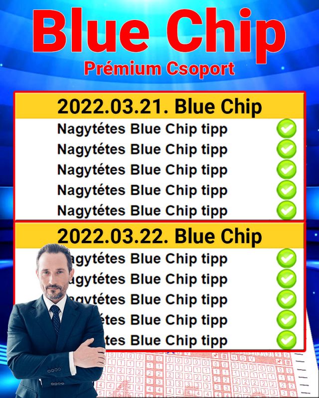 😎 Blue Chip: Megint hibátlan a szelvény ötlet ✔ - Tippmix Tippek 1x2 - Tippmix tippek