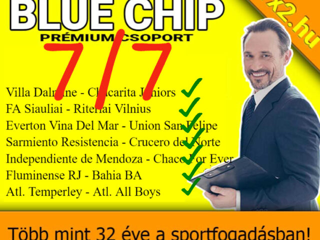 7/7- Már megint bankot robbantott a Blue Chip ❗ ❗ ❗