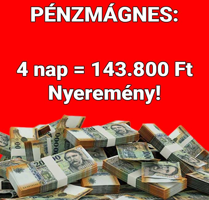 🚀 Pénzmágnes: 4 nap = 143.800 Ft nyeremény ❗ ❗ ❗ - Tippmix tippek 1x2 - Tippmix tippek