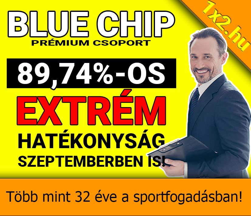 Blue Chip: 35 Foci Tipp, 34 Karika - Ismét egy brutális nyerő széria! - Tippmix tippek 1x2 - Tippmix tippek