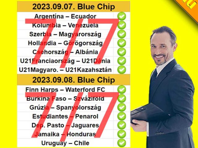 Blue Chip: Már megint 7/7! A szeptemberi széllel szállunk a siker felé! 🚀💰