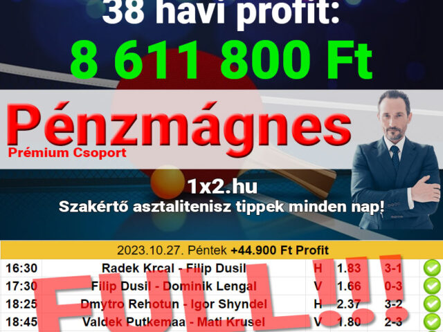 💰🔥 Index: 3 szelvény kifizetve! 🔥💰