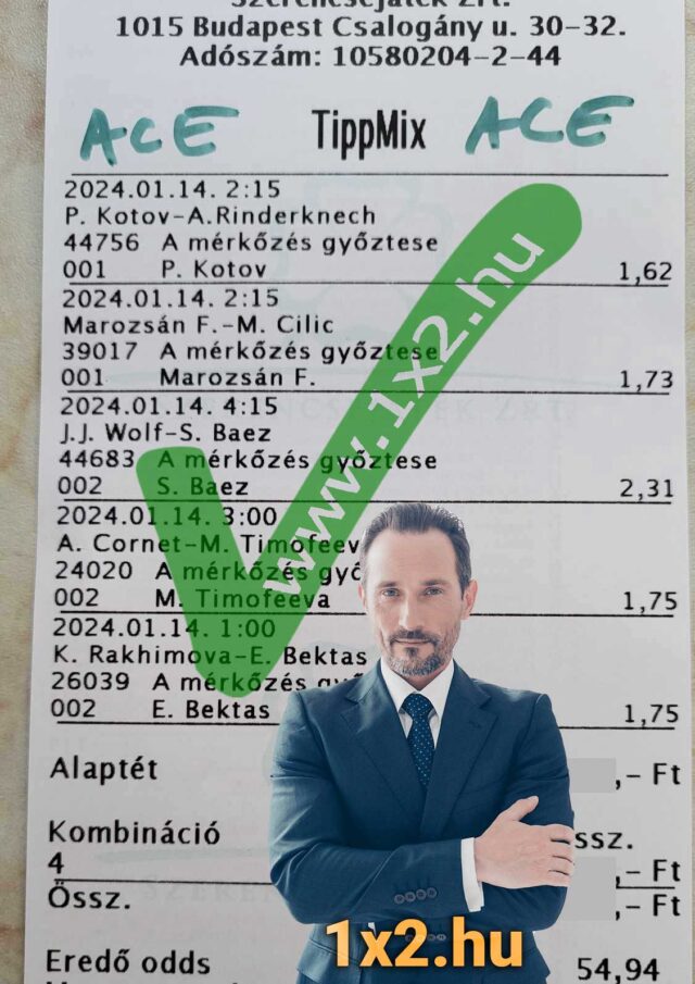 Tippmix tippek: Az aktuális mérkőzések eredményei és esélyei láthatók a képen. Kihagyhatatlan sportfogadás tippek az ingyenes Tippmix tippek világában, amelyekkel növelheted nyerési esélyeidet.