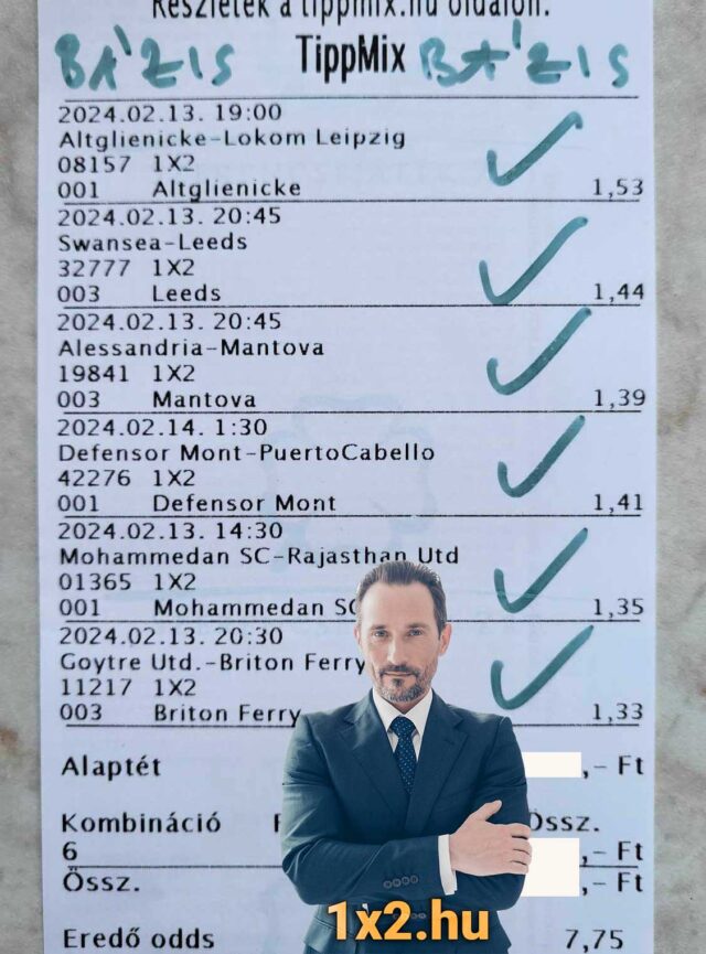 Tippmix tippek profi fogadóktól! Fedezd fel a legjobb sportfogadás tippeket, beleértve ingyenes Tippmix tippeket is. Legyél nyerő a sportfogadás világában! Részletek a képen láthatók.