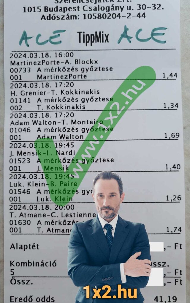 Tippmix szelvény bemutató, célja a sportfogadás élményének fokozása. Népszerű Tippmix tippek, mint például MartinezPorte győzelme, kiemelve. Fedezd fel az ingyenes Tippmix tippek világát és emeld fogadási stratégiáid
