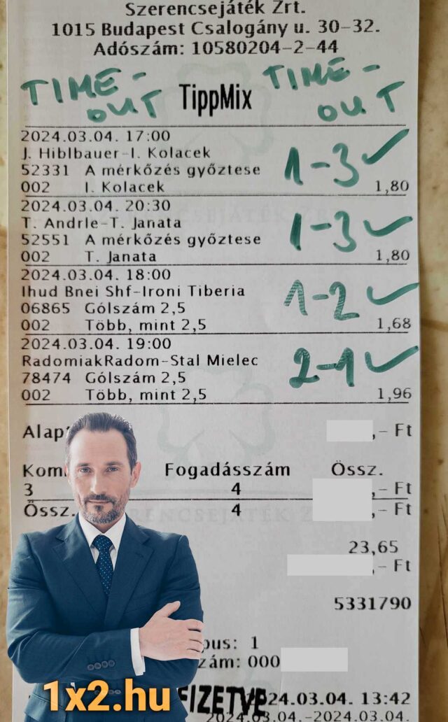 Tippmix tippek és sportfogadás tippek a biztos nyereségért! Fedezd fel ingyenes Tippmix tippjeinket, amelyek segítenek a sportfogadás sikerében. Legyen szó fociról vagy más sportágakról, itt megtalálod a tuti tippeket!