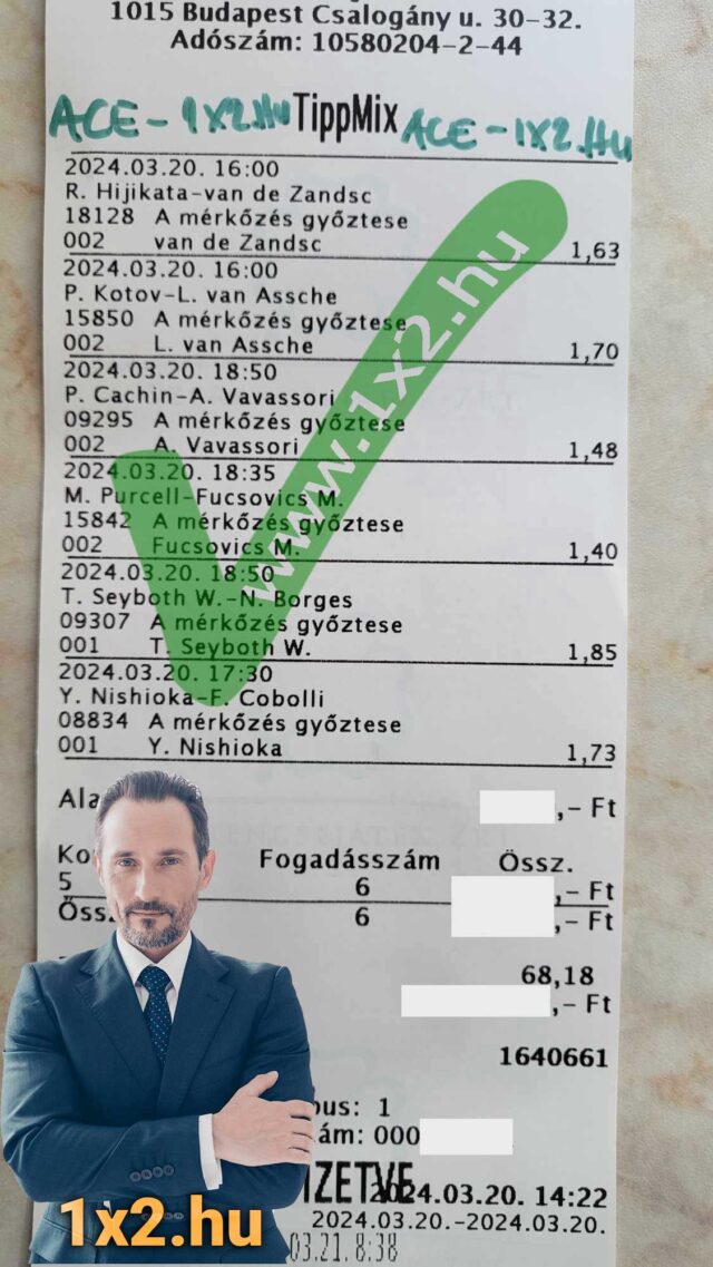 Tippmix tippek: Eredményes sportfogadás stratégiák és ingyenes tippek a sikerhez. Fedezze fel a legújabb sportfogadás tippeket, hogy növelje esélyeit. Látogasson el az 1x2.hu oldalra további információk