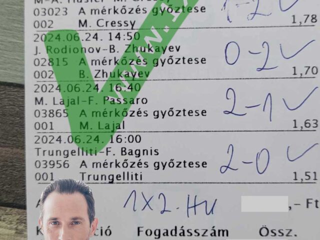 💥 Durrantak a szelvények – 47.38  és 38.03-as eredő szorzókat fogtunk ❗