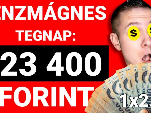 🧲 PÉNZMÁGNES: 23.400 Ft-ot vágtunk zsebre tegnap ❗ ❗ ❗ Nagyon közel a 11.000.000 Ft álomnyeremény ❗ ❗ ❗ 