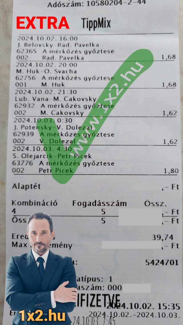 Tippmix tippek és sportfogadás tippek ingyen! Látogass el az 1x2.hu oldalra a legjobb ajánlásokért.
