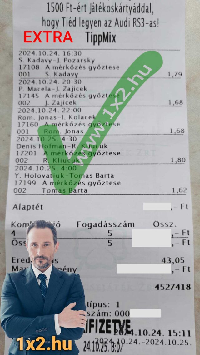 Ingyenes Tippmix tippek az 1x2.hu-tól a sportfogadás szerelmeseinek. Fedezze fel a legjobb sportfogadás tippeket még ma!