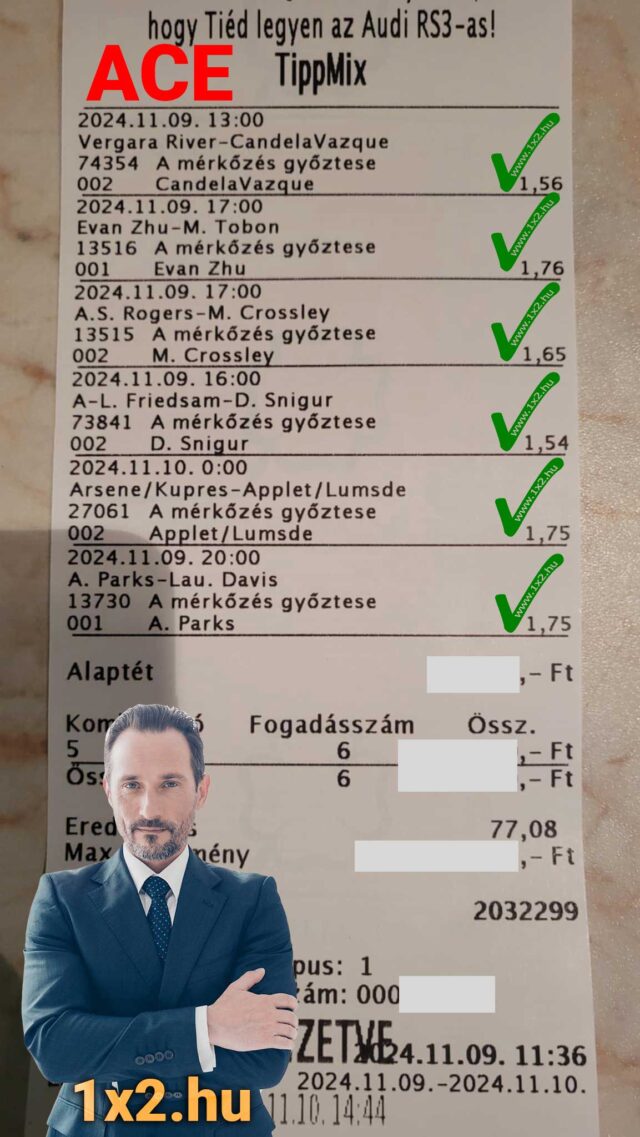 Ingyenes Tippmix tippek és sportfogadás tippek: Érd el nyereményeid! Sportfogadás praktikák tapasztalt szakértőktől.