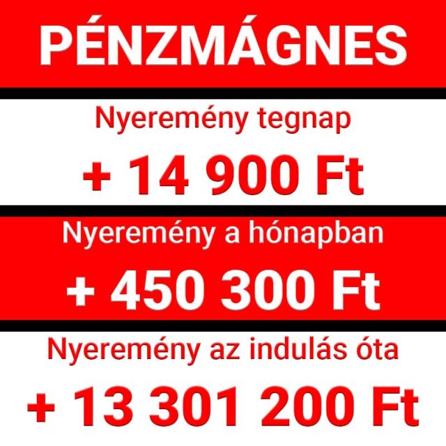 Pénzmágnes nyeremények: Tegnap 14 900 Ft, havi 450 300 Ft, összesen 13 301 200 Ft. Fedezd fel Tippmix tippek, sportfogadás tippek, ingyenes Tippmix tippek lehetőségeit a sikeres sportfogadá