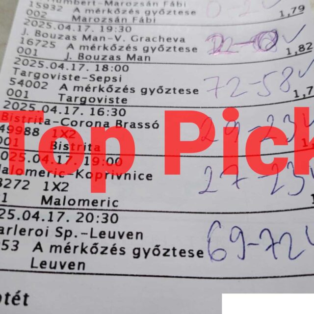 Tippmix tippek – Pénzmágnes ✅ RaptorX ✅ Top Pick ✅ Blue Chip ✅
