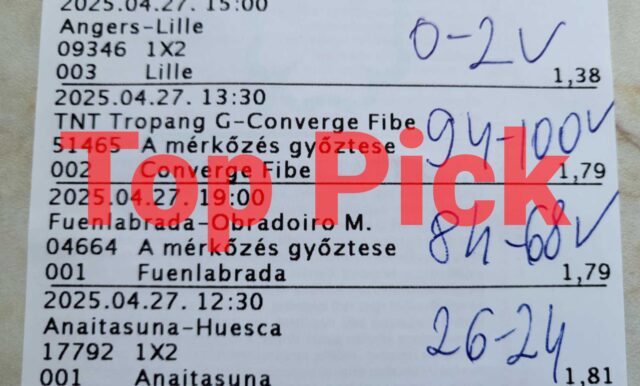 Sportfogadás kedvelők figyelem! Fedezze fel a legjobb Tippmix tippeket, ingyenes sportfogadás tippekkel. Ez a szelvény segít sikeresebbé tenni fogadásait, és közelebb kerülni a nyeréshez. Ne hagyja ki!