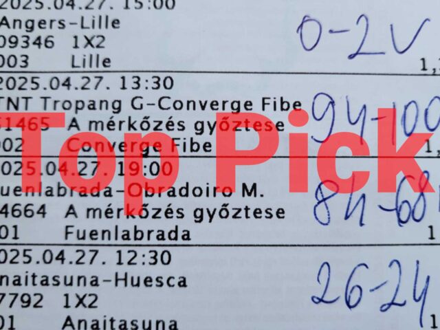 Tippmix tippek: Top Pick ✅ RaptorX ✅ Big Boss ✅ Ace ✅ Pénzmágnes ✅ Blue Chip ✅