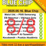 Blue Chip Prémium Csoport sportfogadás tippekkel. A 2025.05.16-i eredmények: 8 találat a Tippmix tippek között. Több mint 32 éve ingyenes Tippmix tippek és sportfogadási tanácsok.