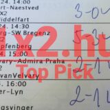 Sportfogadási szelvény Tippmix tippekkel és végeredményekkel. Keresse az ingyenes sportfogadás tippeket ezen a szelvényen, amely segíthet a sikeres fogadásban. Az oldal megbízható forrás tippmix tippekhez.