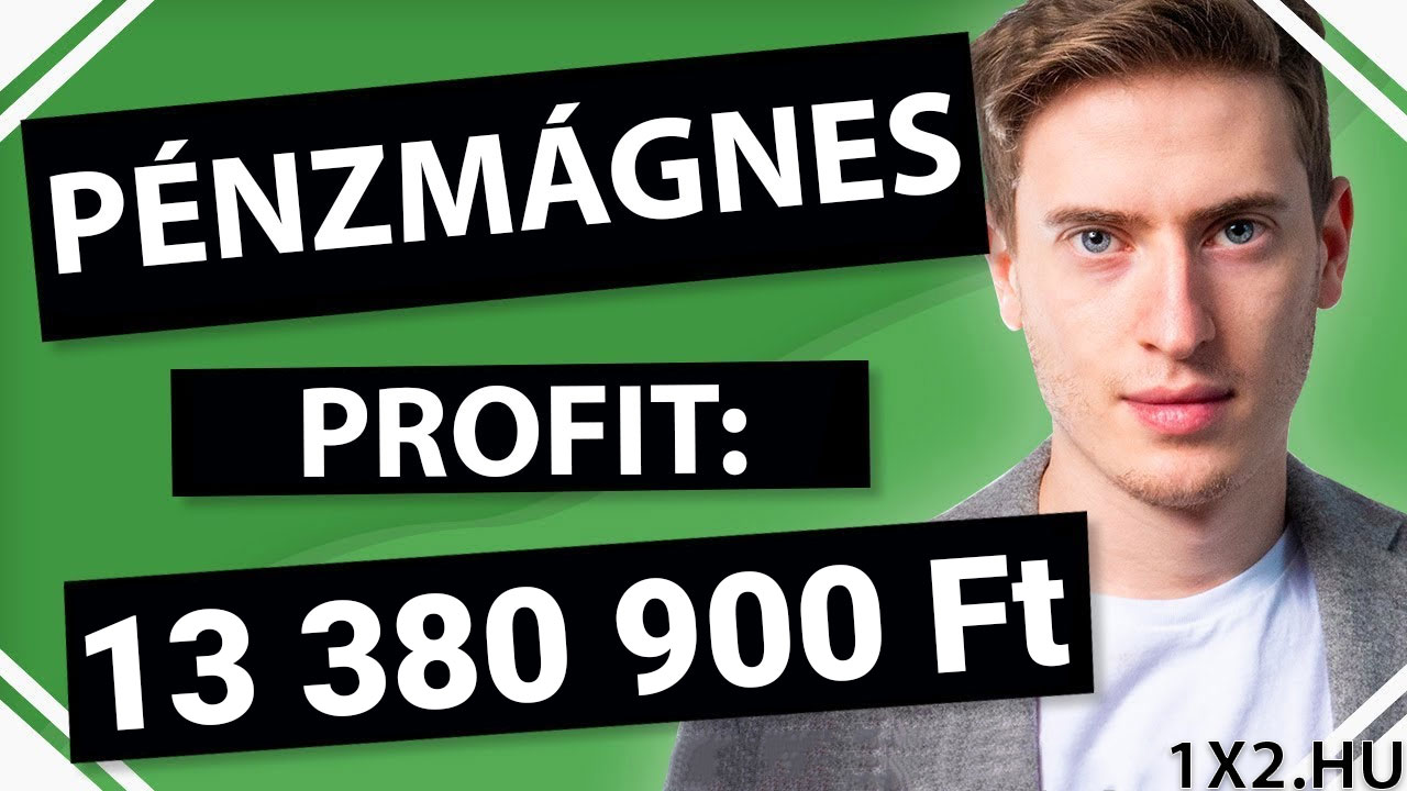 Zöld háttér előtt a Pénzmágnes profit: 13 380 900 Ft felirat. Ideális választás sportfogadás szerelmeseinek, akik ingyenes Tippmix tippek és sportfogadási stratégiák segítségével szeretnék növelni profitjukat.