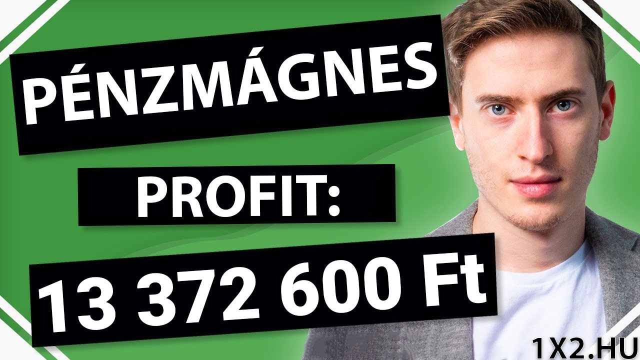Zöld háttér előtt egy fiatal férfi látható, mellette a Pénzmágnes felirat és egy nagy összeg. Fedezd fel a legjobb Tippmix tippeket és sportfogadás tippeket, hogy növeld a profitodat. Ingyenes Tippmix tippek is elérhet