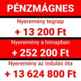 Pénzmágnes nyeremények: tegnap 13 200 Ft, a hónapban 252 200 Ft, összesen 13 624 800 Ft. Fedezd fel a legjobb Tippmix tippek, sportfogadás tippek, ingyenes Tippmix tippek lehetőségeit a