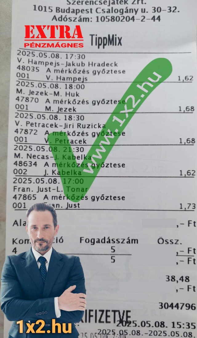 Tippmix tippek profi módon: fedezd fel az aktuális sportfogadás tippeket és ingyenes Tippmix tippek segítségével növeld esélyeidet. Nézd meg a legújabb tippjeinket! Ideális sportfogadás rajongóknak, akik sikert keresnek.