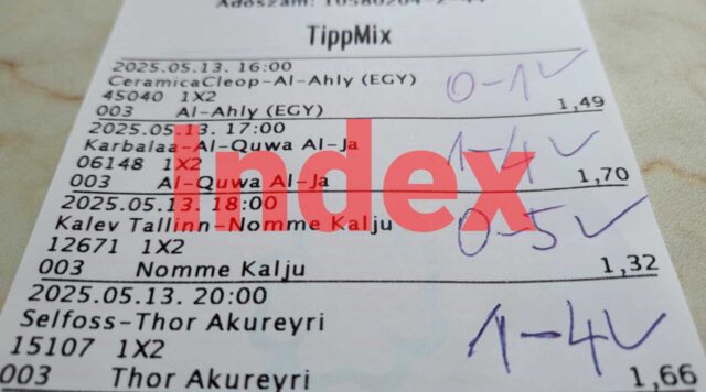Tippmix szelvény, amit sportfogadók használnak a mérkőzéseredmények megtippelésére. Fedezd fel az ingyenes Tippmix tippek világát, hogy sikeresebb legyen a sportfogadásod. Friss Tippmix tippek minden nap!