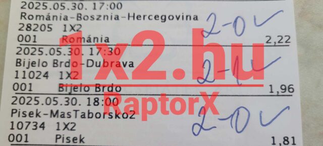 Sportfogadási szelvény, amelyen mérkőzések, időpontok és szorzók láthatók. Ideális Tippmix tippek keresőinek. Fedezd fel az ingyenes sportfogadás tippeket, és növeld nyerési esélyeidet!