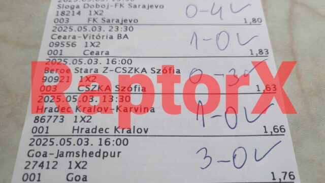 Sportfogadási szelvény Tippmix tippekkel. A szelvényen különböző mérkőzések és eredmények láthatók, amelyek segíthetnek ingyenes Tippmix tippek összeállításában. Ideális sportfogadás rajongóknak és sikeres fogadásokhoz.