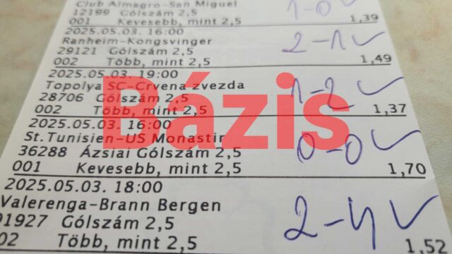 Tippmix tippek a sportfogadás szerelmeseinek! Fedezd fel a legfrissebb sportfogadás tippeket, hogy sikeres fogadásokat köss. Ingyenes Tippmix tippek, hogy könnyebben nyerhess kedvenc csapataiddal!