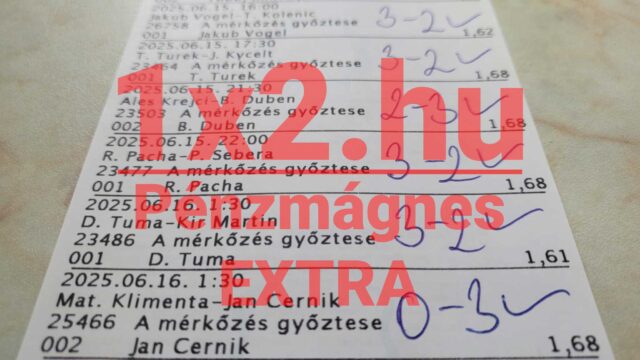 Egy Tippmix szelvény, amelyen a megbízható Tippmix tippek eredményei láthatók. Ha szeretnéd javítani a sportfogadási esélyeidet, érdemes figyelni ezeket a sportfogadás tippeket a biztosabb eredmények érdekében.
