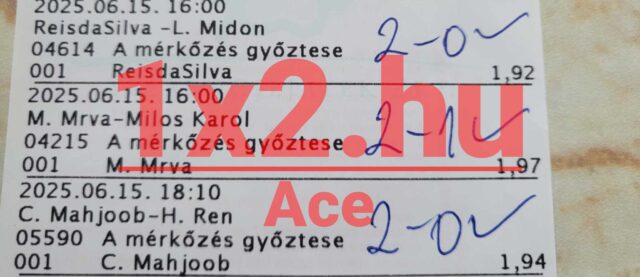 Egy papíralapú sportfogadó szelvény Tippmix tippekkel, amely a megbízható sportfogadás világába kalauzol. Az esélyek és eredmények közvetlenül a kezünkben vannak, segítve a döntéseket. Hatékony Tippmix tippek ügyes fogad