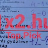 Egy sportfogadási szelvény, melyen Tippmix tippek láthatók. Az eredmények profin megadott sportfogadás tippekkel könnyen megbízható Tippmix tippek lehetnek részed, növelve az esélyed a nyereményekre.
