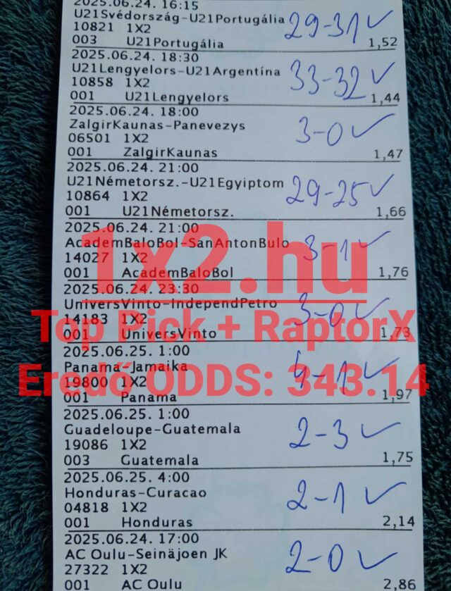 Sportfogadás rajongóknak: sikeres Tippmix szelvény hatszoros találattal. A megbízható Tippmix tippek segíthetnek a győzelemhez vezető úton. További sportfogadás tippekért érdemes keresgélni a legjobb források között