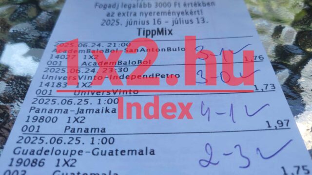 Egy Tippmix szelvényen szereplő sportesemények és fogadási eredmények láthatók. A sikeres sportfogadás titka a megbízható Tippmix tippek alkalmazása, ami segíthet az esélyek növelésében. Térj vissza új sportfogadás tip
