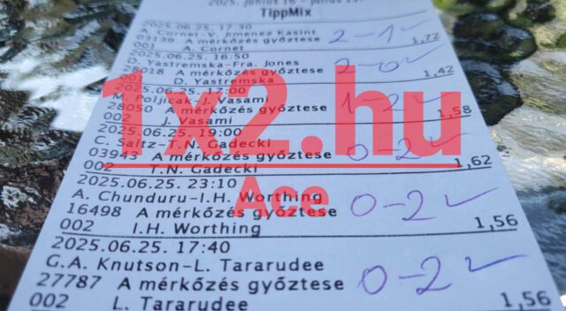 Egy Tippmix szelvény részlete sportfogadási eredményekkel. Ha megbízható Tippmix tippeket keresel, fontos, hogy jól informált legyél. Ezek a sportfogadás tippek előnyt jelenthetnek a sikeres fogadásokhoz.