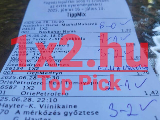 BLUE CHIP: Péntek 8/8! Szombat 8/8!