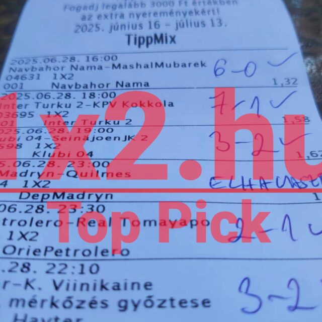 BLUE CHIP: Péntek 8/8! Szombat 8/8!