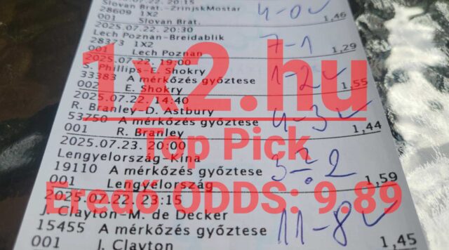 Sportfogadási szelvény Tippmix eredményekkel. Megbízható Tippmix tippek segítenek a sportfogadás világában a sikerhez. Fedezd fel a jövő nyerteseit, és használd a legjobb sportfogadás tippeket az esélyeid növelésére