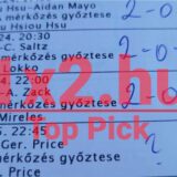 Papíron látható Tippmix szelvény, amely sportfogadás tippeket tartalmaz. Az 1x2.hu kiemelt ajánlásai segíthetnek a megbízható Tippmix tippek kiválasztásában a sportfogadáshoz.