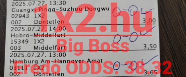 Egy sportfogadás szelvény képe látható rajta néhány Tippmix tipp szorzókkal. Az ilyen sportfogadás tippek segíthetnek a megbízható Tippmix tippek kiválasztásában, amivel növelheted esélyeidet.