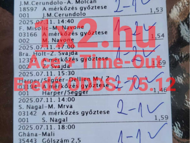 Júliusban is pörögnek a Tippmix tippek!