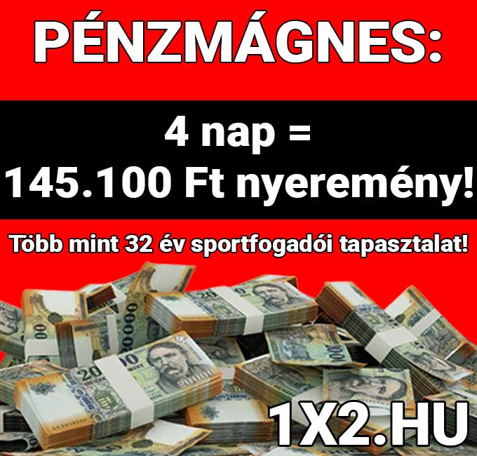 Csábító nyeremények négy nap alatt, több mint három évtized sportfogadási tapasztalatával. Fedezd fel a Tippmix világát, és próbáld ki a megbízható sportfogadás tippeket, amelyek segíthetnek a sikeres fogadásban.