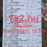 Egy Tippmix szelvény, amely különböző sportágak mérkőzéseit mutatja. A sportfogadás világában a megbízható Tippmix tippek fontosak a sikerhez, segítve a helyes döntések meghozatalában.