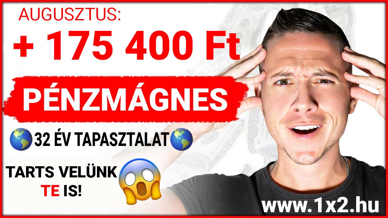 Augusztusban +175 400 Ft! Fedezd fel a megbízható Tippmix tippek világát 32 év tapasztalatával. Sportfogadás tippek, amik segítenek a győzelemben. Csatlakozz hozzánk és gazdagodj Tippmix strat