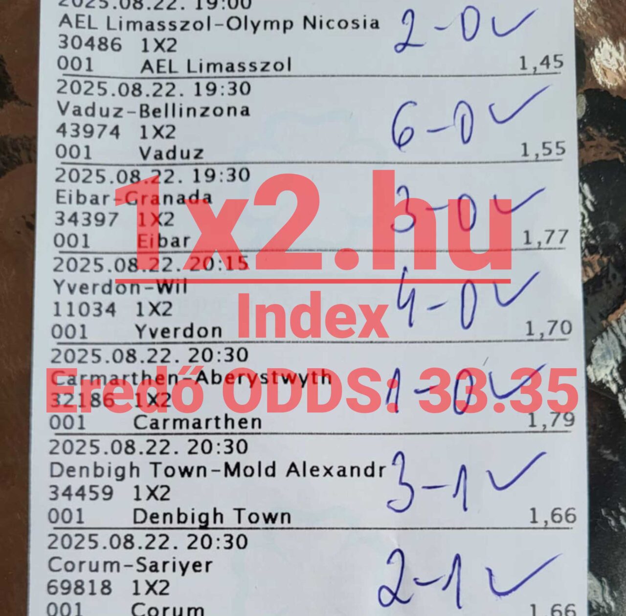 Ezen a sportfogadási szelvényen különböző mérkőzések eredményei láthatók. Ha megbízható Tippmix tippek érdekelnek, érdemes megfontolni ezeket a sportfogadás tippeket. így talán még jövedelmezőbb