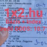 Egy sportfogadási szelvény, ahol a Tippmix tippek találkoznak. Az elhelyezett fogadások és eredmények segíthetnek a jövőbeli sportfogadásban. Megbízható Tippmix tippek lenyűgöző eredményekkel.