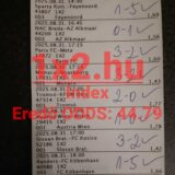 Egy Tippmix szelvény, amely különböző labdarúgó mérkőzések eredményeit mutatja. Segítség lehet sportfogadóknak, akik megbízható Tippmix tippeket keresnek. Érdemes figyelni a sportfogadás tippekre!